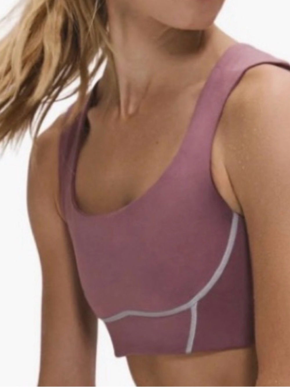 Free People Movement You're a Peach Sports Bra. NWT. Aged brick - Picture 5 of 8